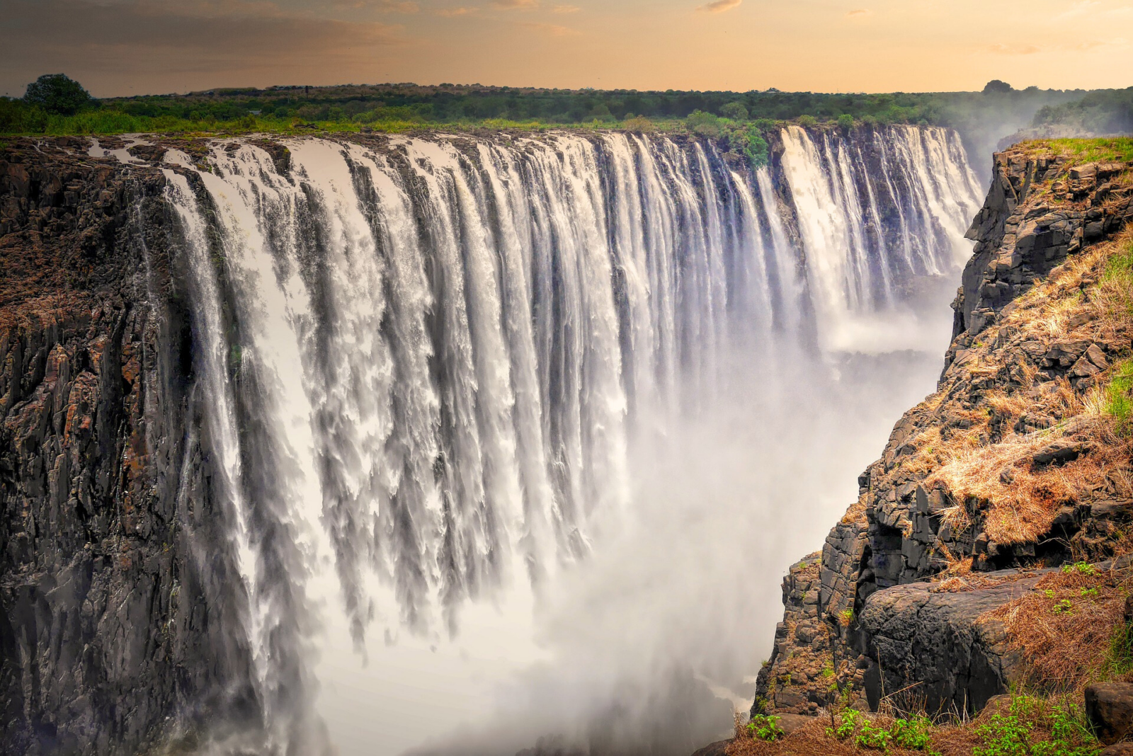 Cascate vittoria in Zimbabwe