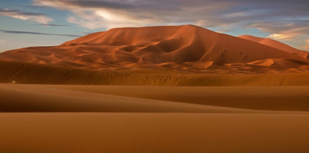 Dune nel deserto del marocco
