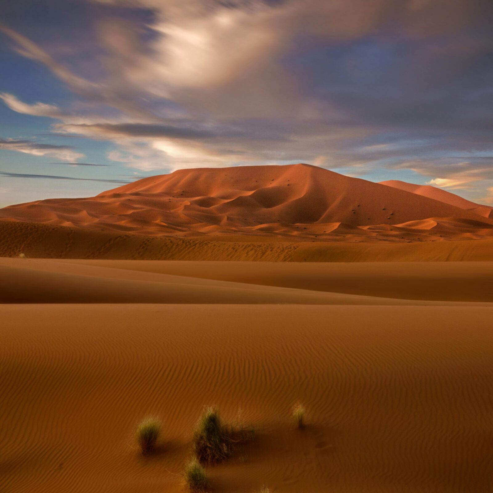 Dune nel deserto del marocco