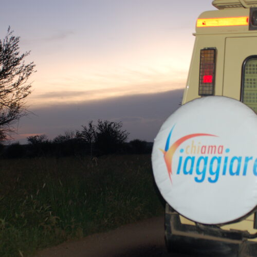 tramonto nel serengeti