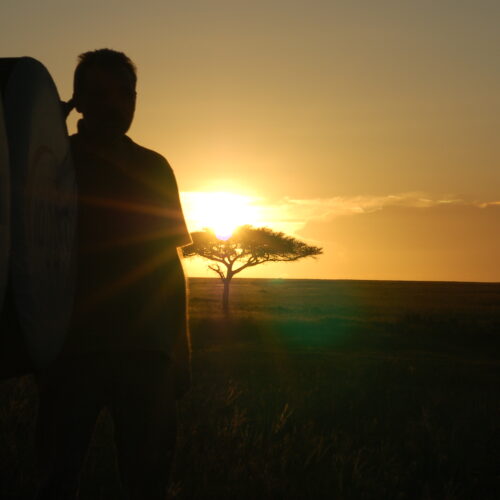 tramonto nel serengeti uno dei parchi della Tanzania